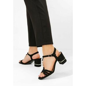 Sandale dama Chandra negre imagine