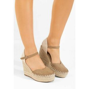 Espadrile cu platformă Rayansa kaki imagine