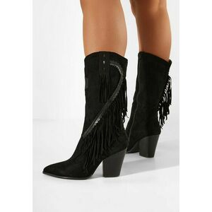 Cizme cowboy dama negre Amilera imagine