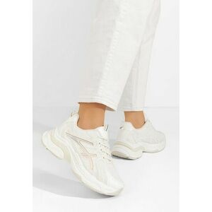 Sneakers dama Chanelle bej imagine