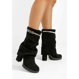 Cizme cu toc gros Verdell negre imagine