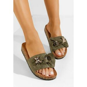 Papuci fara toc Kabodia verzi imagine