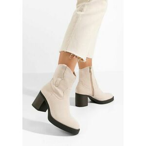 Ghete cu toc Jordyna bej imagine