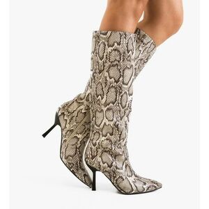 Cizme dama Snakke Print imagine