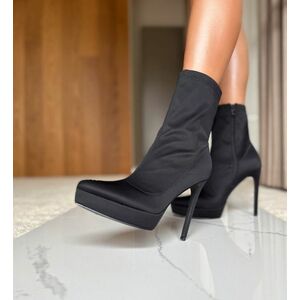 Botine dama Jahoi Negre imagine