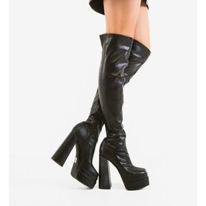 Cizme dama Morden Negre 2 imagine