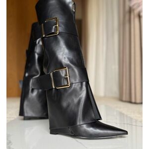 Cizme dama Grafada Negre imagine