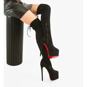 Cizme dama Safiria Negre imagine