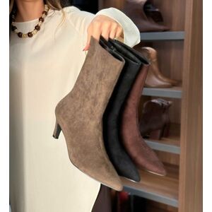 Botine dama Jorana Khaki imagine