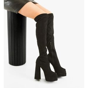Cizme dama Morden Negre imagine