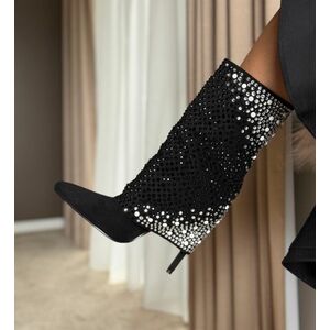 Botine dama Velyon Negre imagine