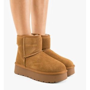 Cizme tip Ug Kami Camel imagine