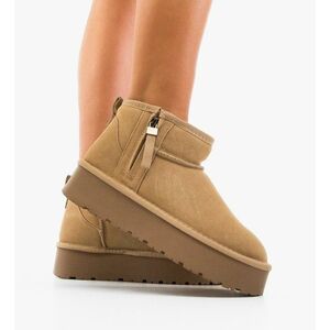 Cizme tip Ug Ritals Bej imagine