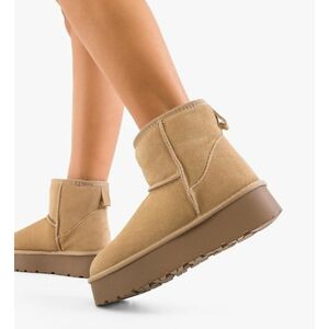 Cizme tip Ug Kami Bej imagine