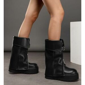 Cizme dama Norala Negre imagine