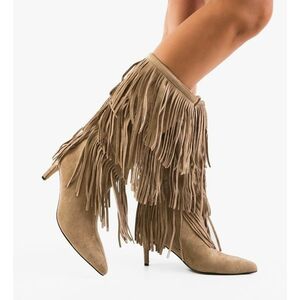 Cizme dama Doryta Khaki imagine