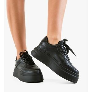 Sneakers dama Momda Negre imagine