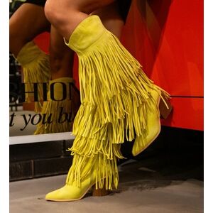 Cizme dama Kanyb Galbeni imagine