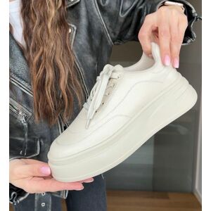 Sneakers dama Bygdan Bej imagine