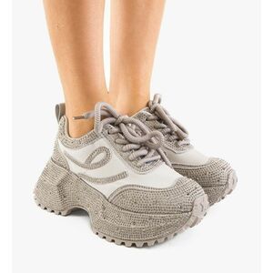 Sneakers dama Teea Gri imagine