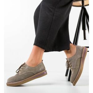 Pantofi Casual Romena Khaki imagine