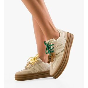 Sneakers dama Boomby Bej 2 imagine