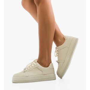 Sneakers dama Myrga Bej imagine