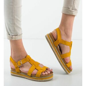 Sandale Iraida Galbene imagine