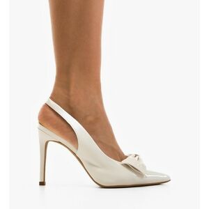 Pantofi stiletto dama Ebysyna Albi imagine