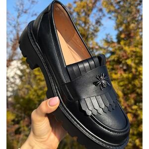 Pantofi Casual Trevy Negri 2 imagine