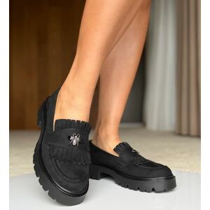 Pantofi Casual Trevy Negri 3 imagine