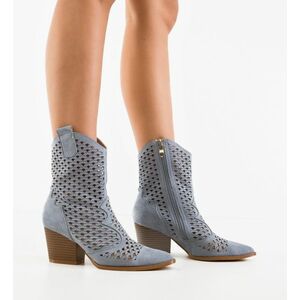 Botine dama Cameron Albastre imagine