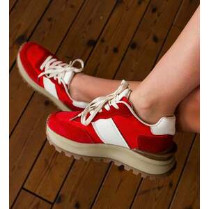 Sneakers dama Contares Rosii imagine