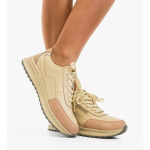 Pantofi Casual Koalka Bej 3 imagine