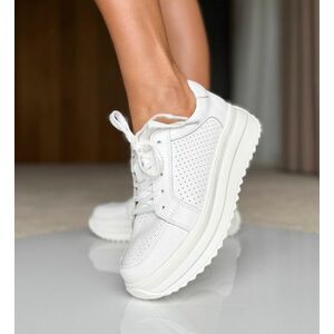 Pantofi Casual Cazmi Albi imagine