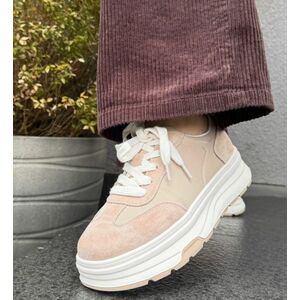 Sneakers dama Dynal Bej imagine