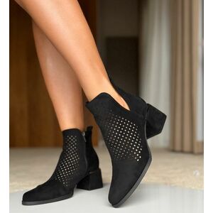 Botine dama Maraya Negre imagine