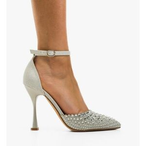 Pantofi dama Ammele Argintii imagine