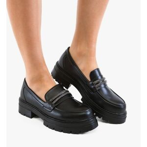 Pantofi casual dama Uster Negri imagine