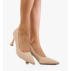 Pantofi stiletto dama Lorans Bej imagine