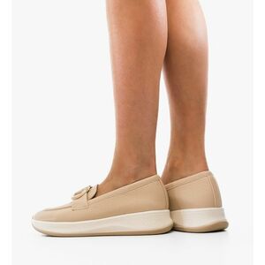 Pantofi casual dama Verena Bej imagine