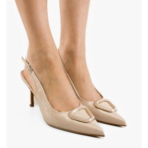 Pantofi dama Nataniel Bej imagine