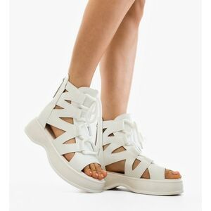 Sandale dama Romulus Albe imagine