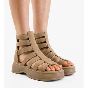 Sandale dama Budica Khaki imagine