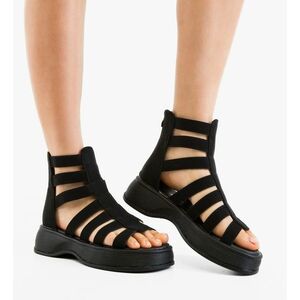 Sandale dama Budica Negre imagine