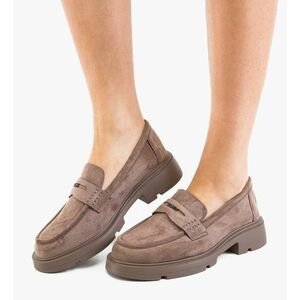 Pantofi casual dama Corsera Khaki imagine