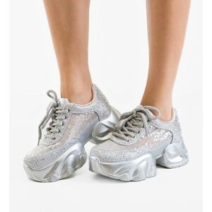 Sneakers dama Selery Gri imagine