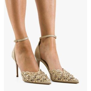 Pantofi stiletto dama Tabylys Aurii imagine