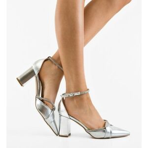 Pantofi dama Jenyt Argintii imagine