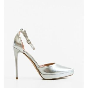Pantofi dama Kamine Argintii imagine